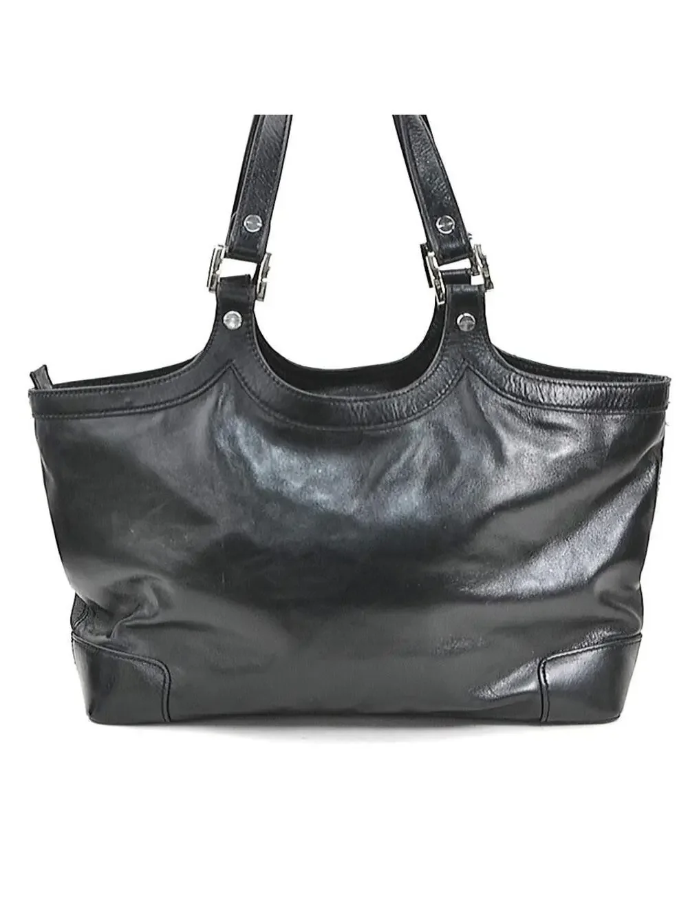 Auth Tory Burch Handbag Black Leather #293863T11B